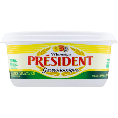 MANTEIGA PRESIDENT S/ SAL 200G