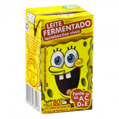 LEITE FERMENTADO BOB ESPONJA TRADICIONAL 80G