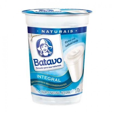 IOGURTE BATAVO NATURAL INTEGRAL 170 G