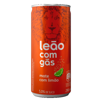 CHÁ MATTE LEÃO LIMÃO COM GÁS 290 ML