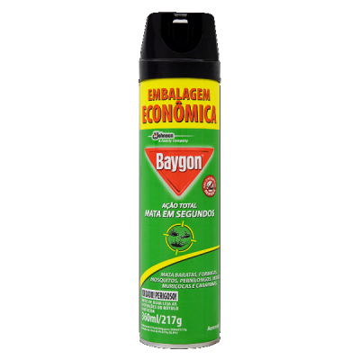 INSETICIDA AEROSOL BAYGON AÇÃO TOTAL 360ML