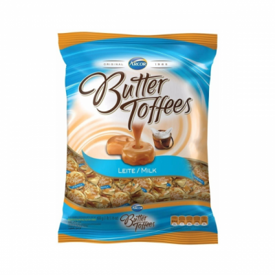 BALA ARCOR BUTTER TOFFEES LEITE 100G