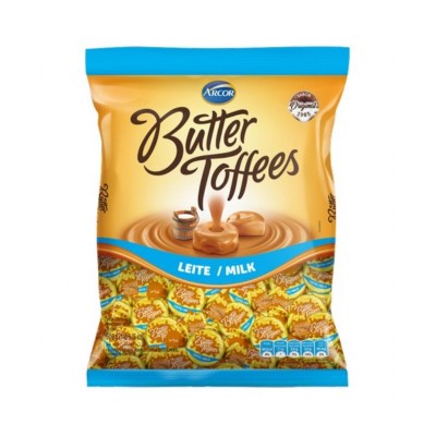 BALA ARCOR BUTTER TOFFEES LEITE MILK 500G