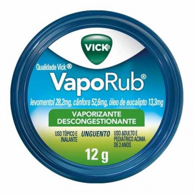 DESCONGESTIONANTE VICK VAPORUB 12G