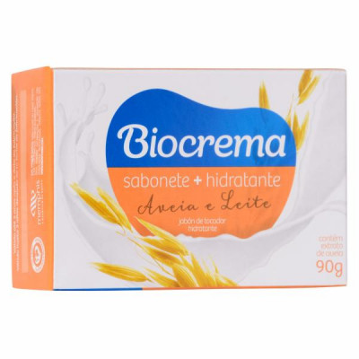 SABONETE + HIDRATANTE BIOCREMA AVEIA E LEITE 90 GRAMAS