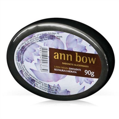 SABONETE ANN BOW GLICERINA LAMA NEGRA DE ARAXÁ 90G