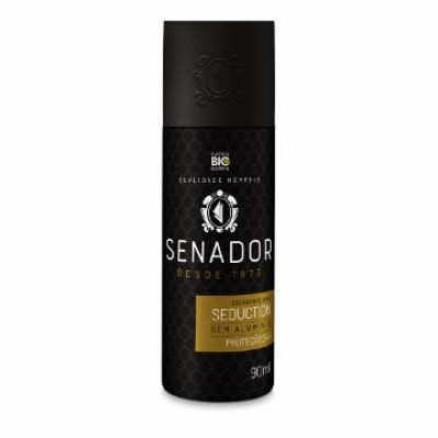 DESODORANTE SENADOR SPRAY MASCULINO SEDUCTION 90 ML