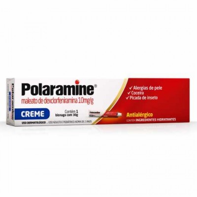 POLARAMINE 10MG/G ANTIALÉRGICO CREME HYPERMARCAS 30 GRAMAS