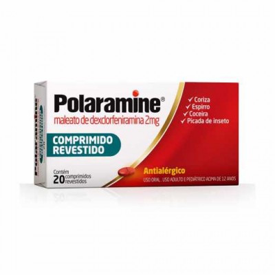 POLARAMINE 2MG 20 COMPRIMIDOS