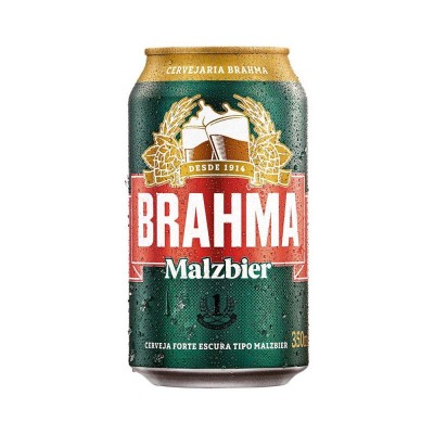 CERVEJA BRAHMA MALZBIER LATA 350 ML