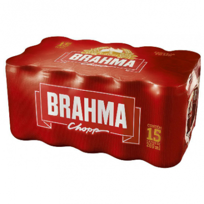 CERVEJA BRAHMA 269 ML 15 UNIDADES