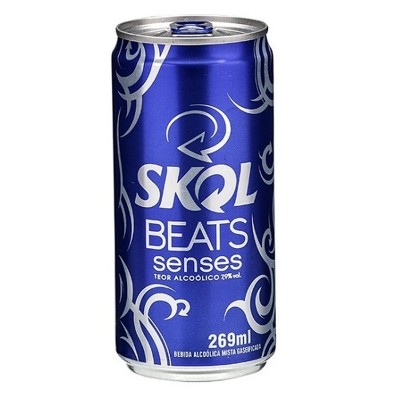 BEBIDA MISTA SKOL BEATS SENSES LATA 269 ML