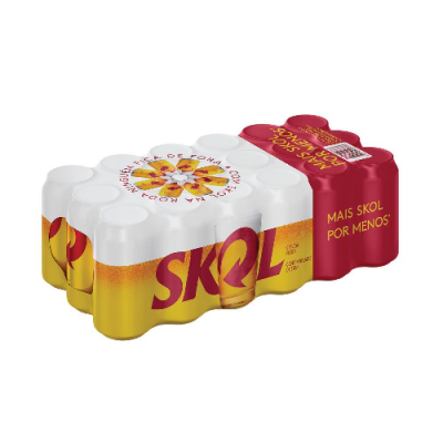 CERVEJA SKOL 350ML 18 UNIDADES