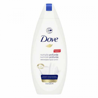 SABONETE LÍQUIDO DOVE SHOWER NUTRIÇÃO PROFUNDA 250ML