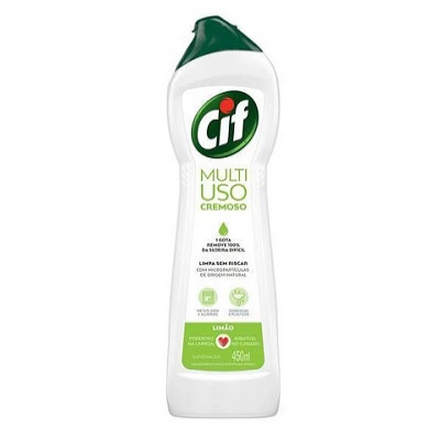 SAPONÁCEO CIF MULTIUSO CREMOSO LIMÃO 450 ML