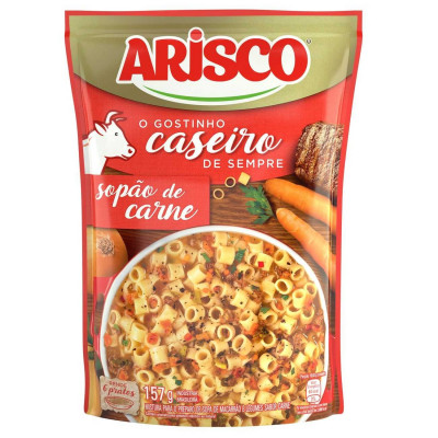 SOPÃO ARISCO SABOR CARNE 157 GRAMAS