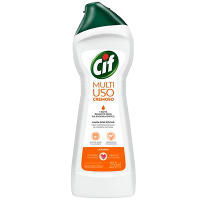 SAPONÁCEO CIF MULTIUSO CREMOSO LARANJA 250 ML