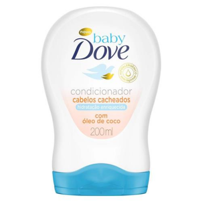 CONDICIONADOR DOVE BABY CABELOS CACHEADOS HIDRATAÇÃO ENRIQUECIDA 200ML