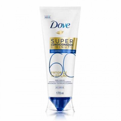 CONDICIONADOR DOVE SUPER FATOR NUTRIÇÃO 6.0 170 ML