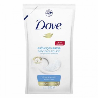 SABONETE LÍQUIDO DOVE ESFOLIAÇÃO SUAVE 200ML