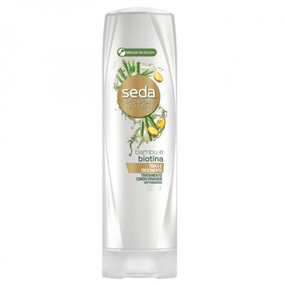 CONDICIONADOR SEDA RECARGA NATURAL BAMBU E BIOTINA FORÇA E CRESCIMENTO 325 ML