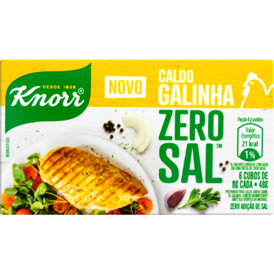 CALDO KNORR GALINHA ZERO SAL 48G