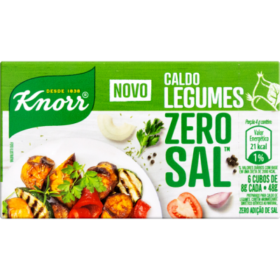 CALDO KNORR LEGUMES ZERO SAL 48G