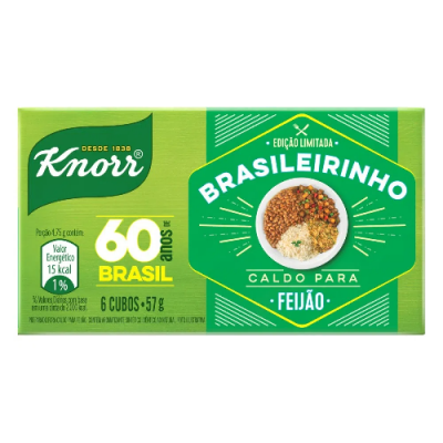 CALDO KNORR BRASILEIRINHO FEIJÃO 57G
