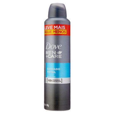 DESODORANTE ANTITRANSPIRANTE AEROSOL CUIDADO TOTAL 250ML DOVE MEN CARE