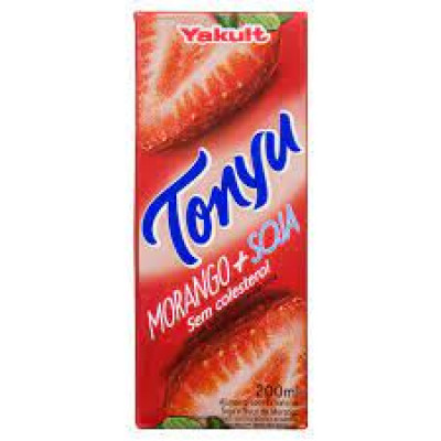 ALIMENTO SOJA YAKULT TONYU MORANGO 200ML