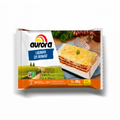 LASANHA AURORA FRANGO 600G