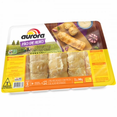 PÃO DE ALHO AURORA 340G