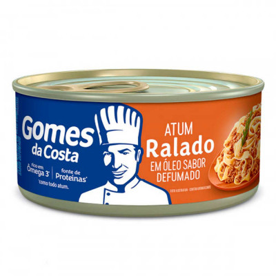 ATUM GOMES DA COSTA RALADO EM ÓLEO SABOR DEFUMADO 170 G