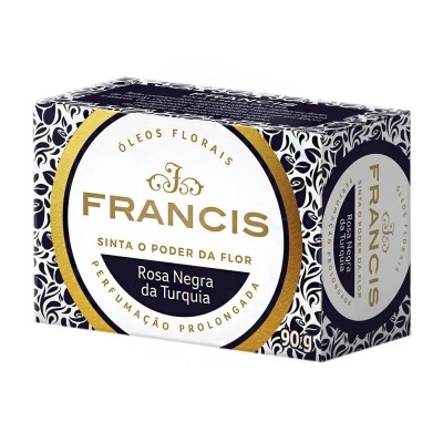 SABONETE FRANCIS LUXO PRETO 90G