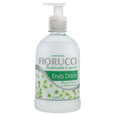 SABONETE LÍQUIDO FIORUCCI ERVA DOCE 500ML