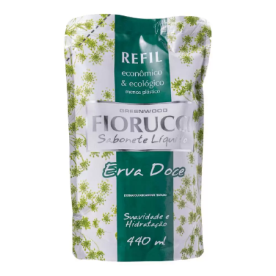 REFIL SABONETE LÍQUIDO FIORUCCI ERVA DOCE 440ML