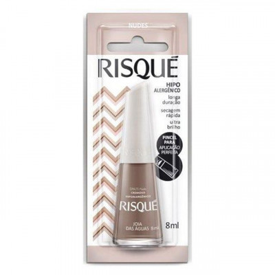 ESMALTE RISQUE CREMOSO JÓIA DAS ÁGUAS 8 ML