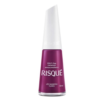 ESMALTE RISQUÉ CREMOS0 LÉO MANDOU FLORES 8 ML