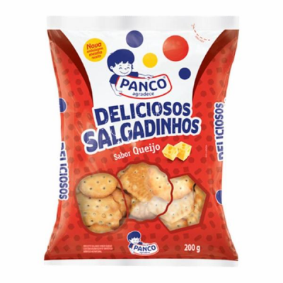 BISCOITO PANCO DELICIOSOS SALGADINHOS QUEIJO 200G