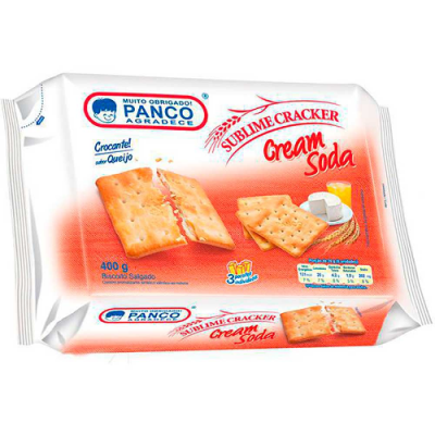 BISCOITO PANCO CREAM SODA 400G