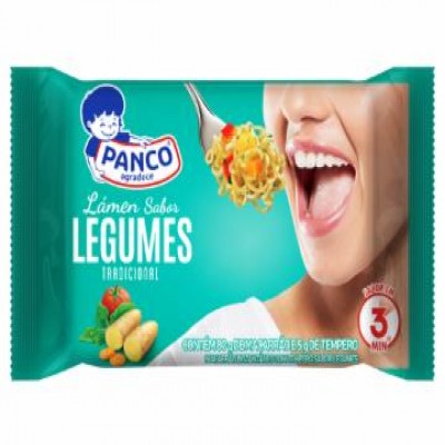 MACARRÃO INSTANTÂNEO PANCO LEGUMES 85G