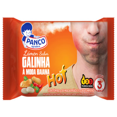 MACARRÃO INSTANTÂNEO PANCO GALINHA BAIANA 85G