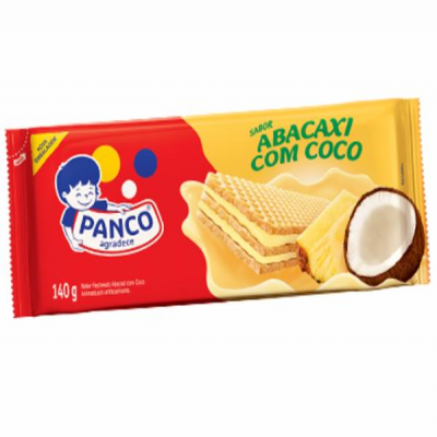 WAFER PANCO ABACAXI COM COCO 140G