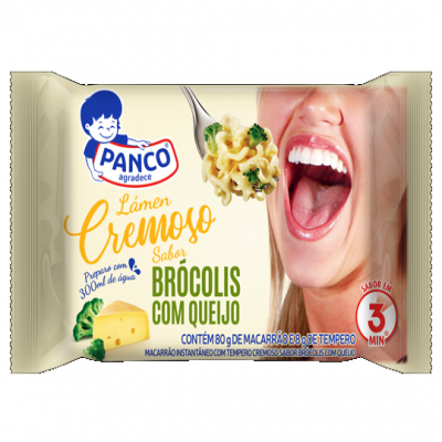 MACARRÃO INSTANTÂNEO PANCO BRÓCOLIS C/QUEIJO 88G