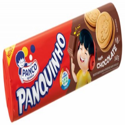 BISCOITO RECHEADO PANQUINHO PANCO CHOCOLATE 140G