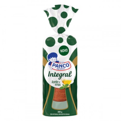 PÃO DE FORMA PANCO INTEGRAL AZEITE E ERVAS 380G