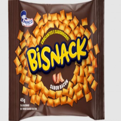 SALGADINHO PANCO BISNACK SABOR BACON 45 GRAMAS