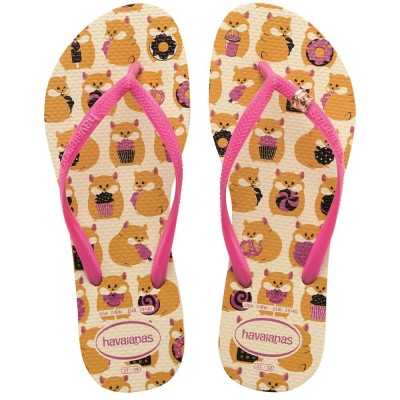 SANDALIA HAVAIANAS SLIM PETS BEGE