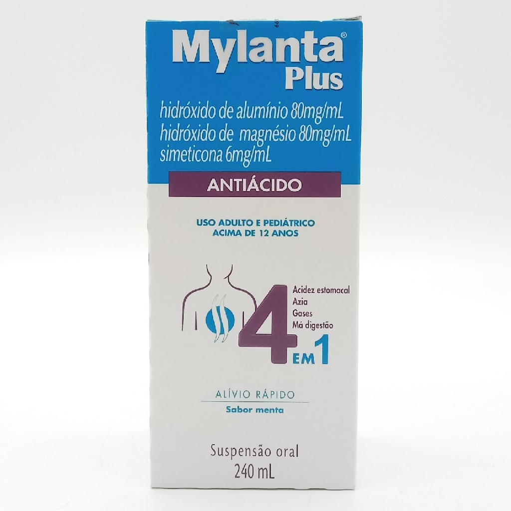 MYLANTA PLUS SUSPENSÃO 240ML J&J