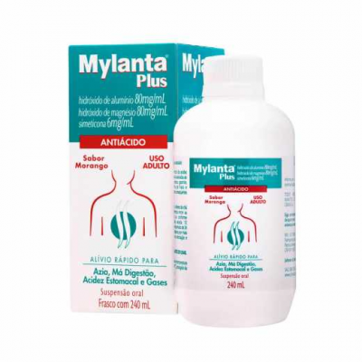 MYLANTA PLUS MORANGO JANSSEN 240ML